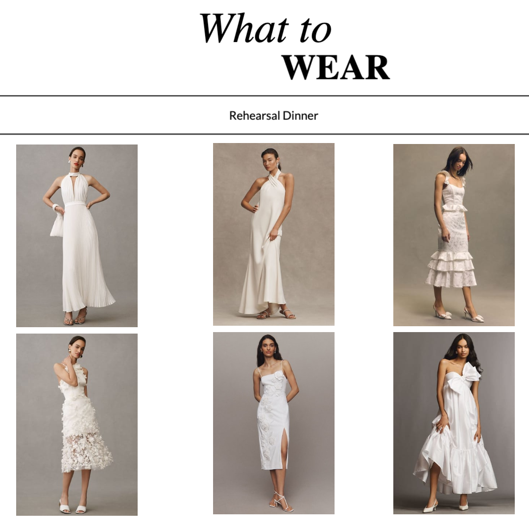 What to wear: Rehearsal Dinner Image