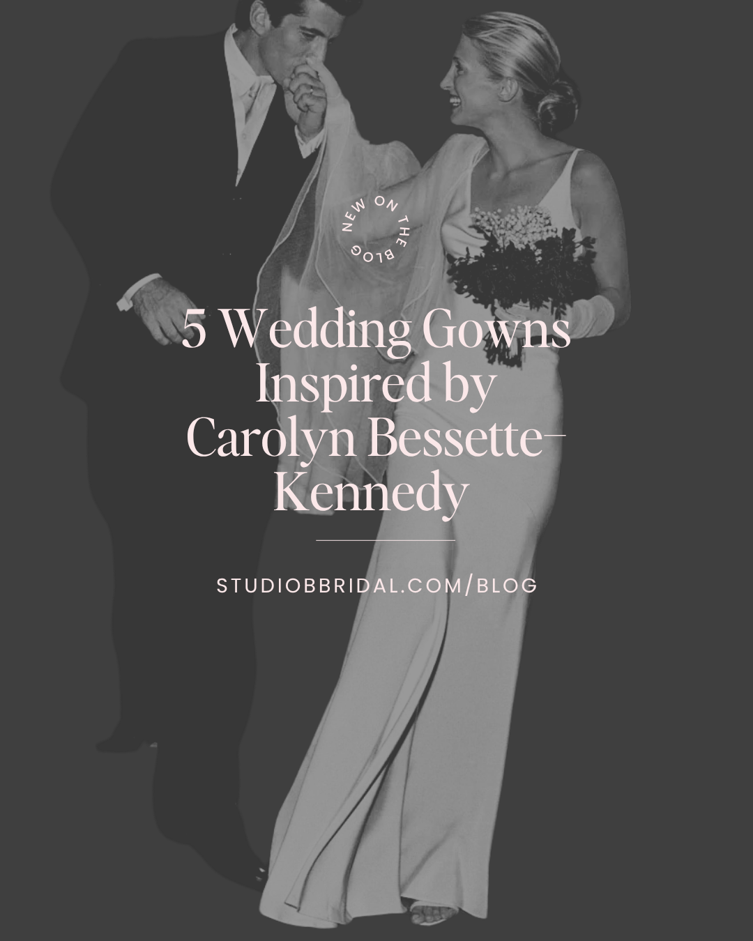 5 Wedding Gowns Inspired by Carolyn Bessette Kennedy’s Timeless Wedding Style. Desktop Image