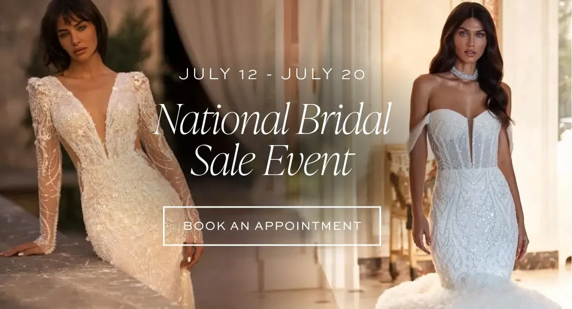 National Bridal Sale Event Banner for Mobile