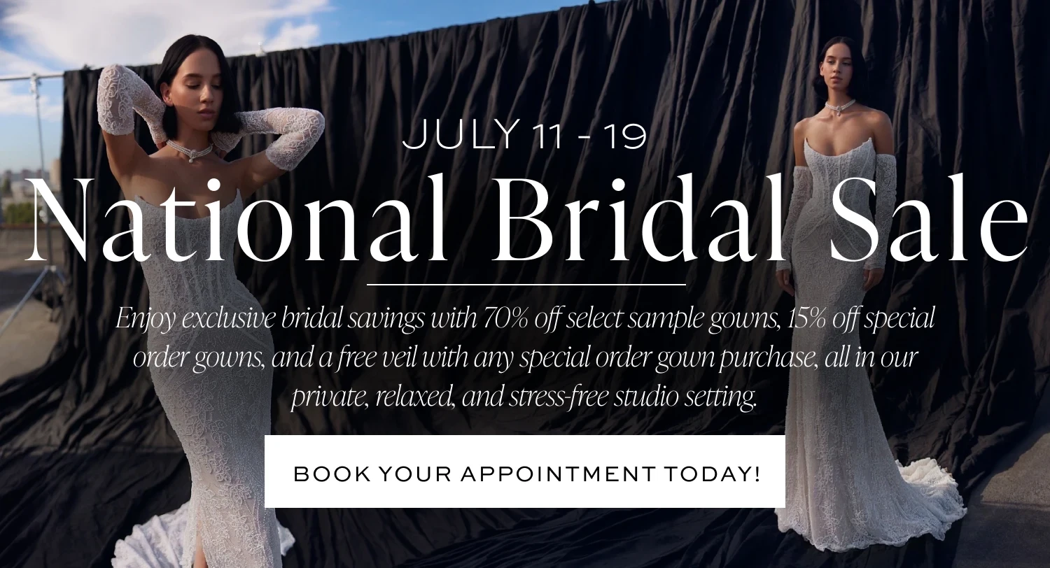 National Bridal Sale Event Banner